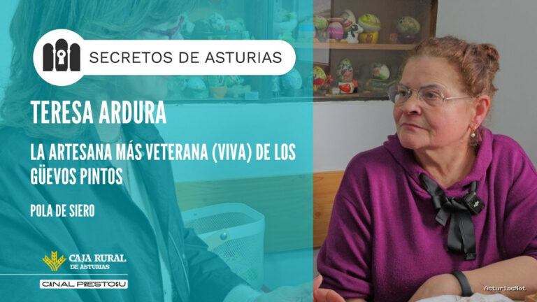 Prestosu | April 7, 2026 | Secretos de Asturias: Teresa Ardura, la artesana más veterana de los Güevos Pintos de Pola de Siero