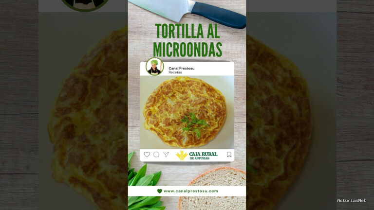 Prestosu | September 19, 2026 | Receta de tortilla de patatas al microondas