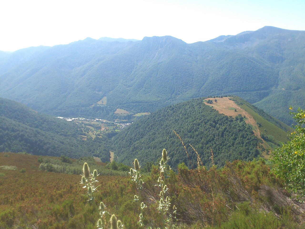 Valle de Degaña desde el Picón