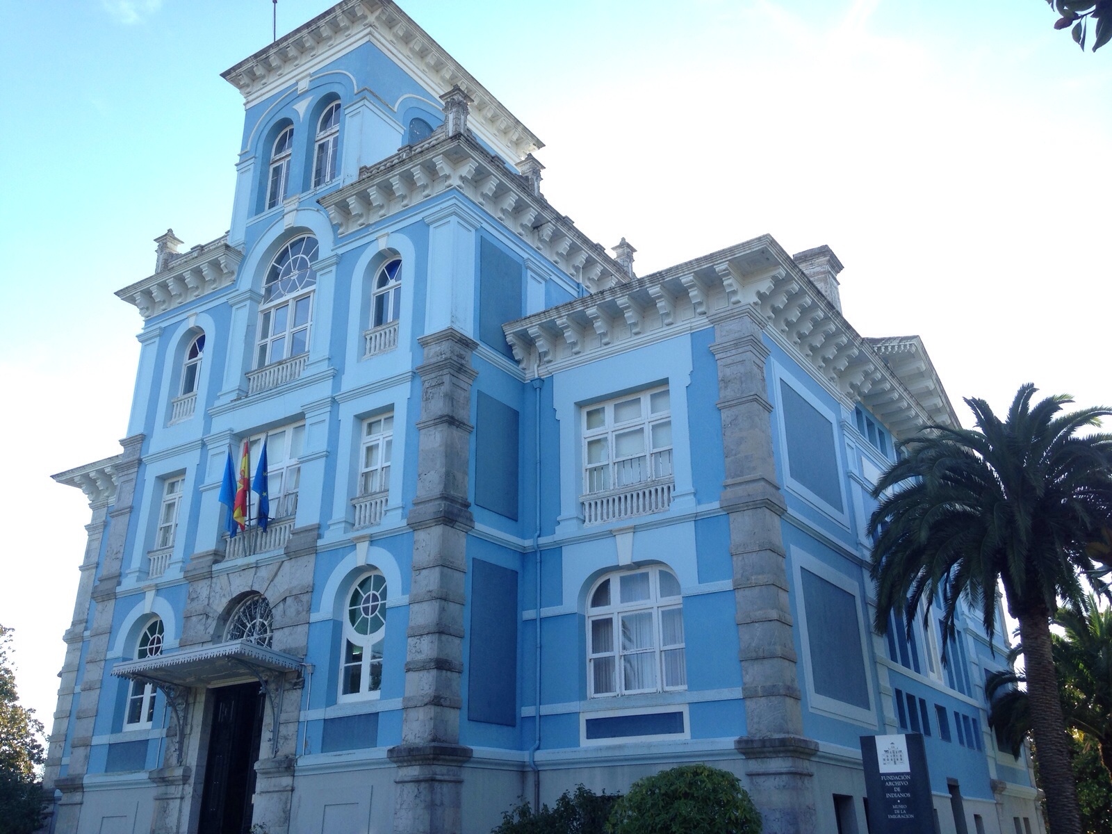 La Quinta Guadalupe, en Colombres, sede del Archivo de Indianos-Museo de la Emigración.
