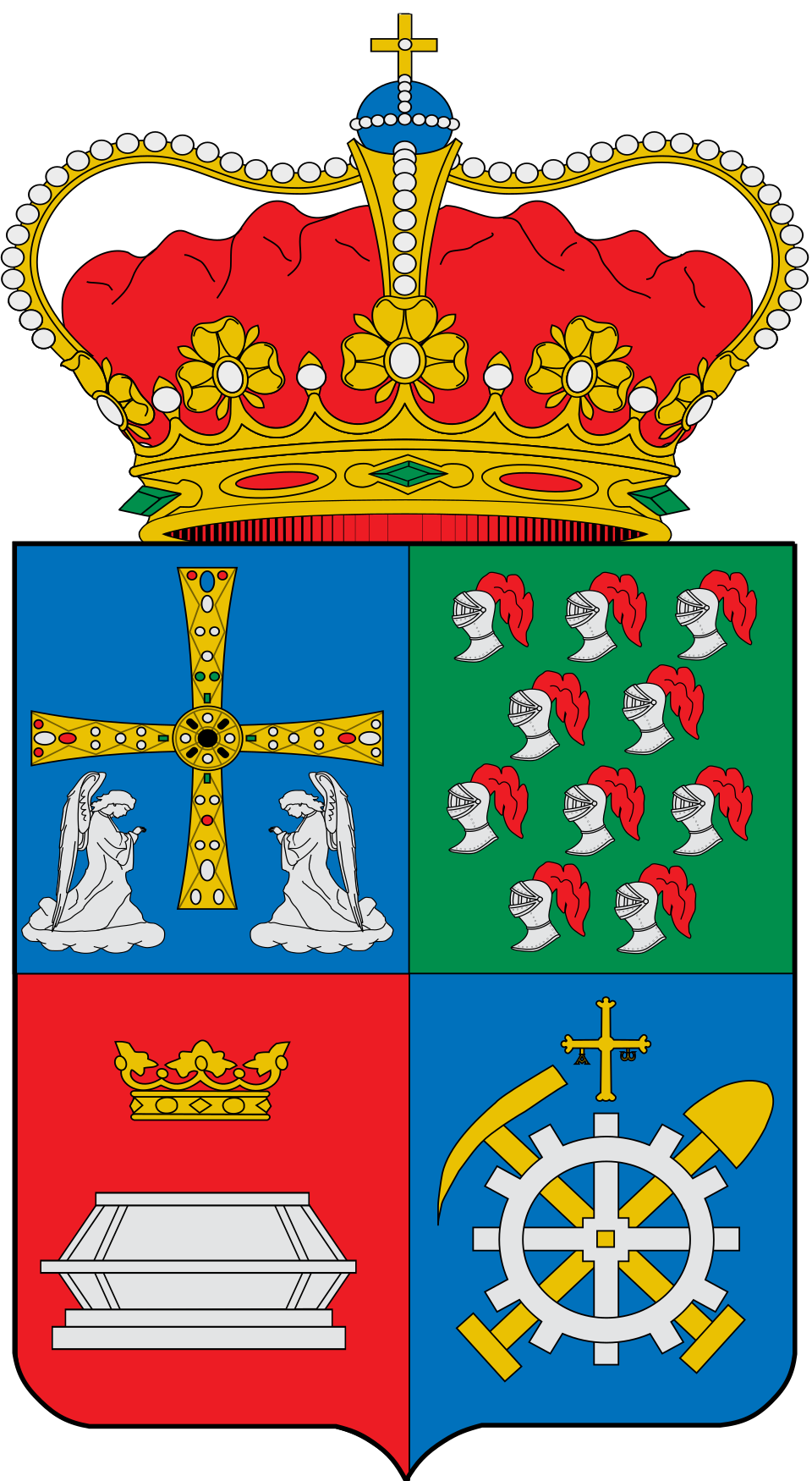 Escudo de San Martín del Rey Aurelio
